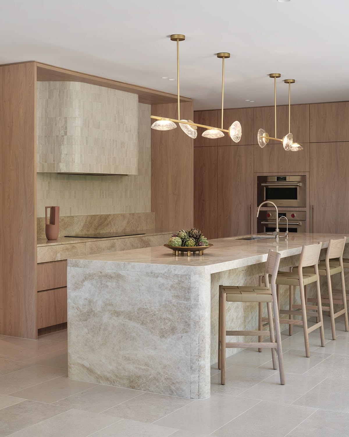 Luxury Marble Solid Surface Kitchen Island