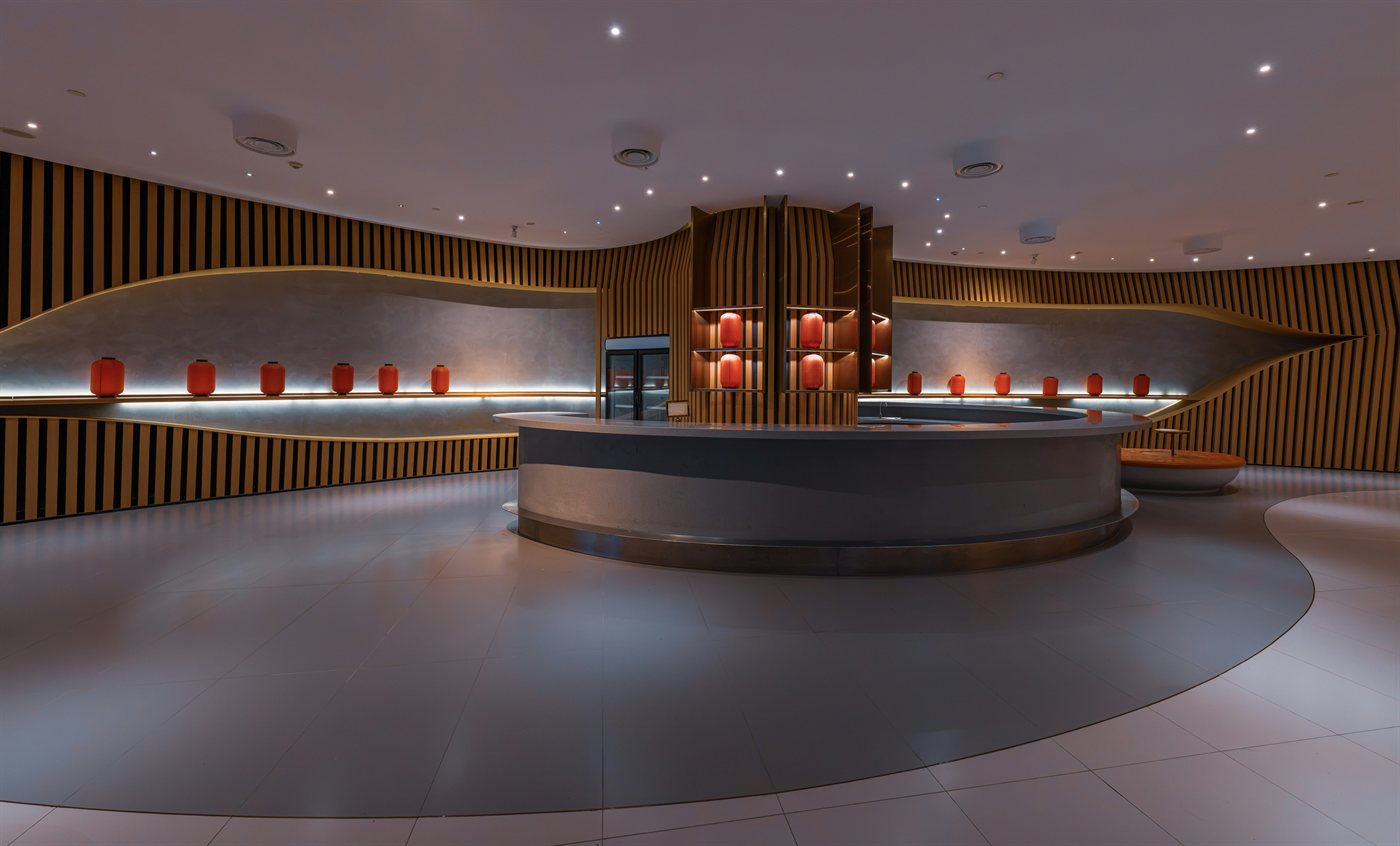 Bespoke Solid Surface Commercial Reception Desk Fabrication Dubai